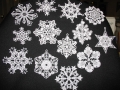 Free Standing Lace Snowflakes